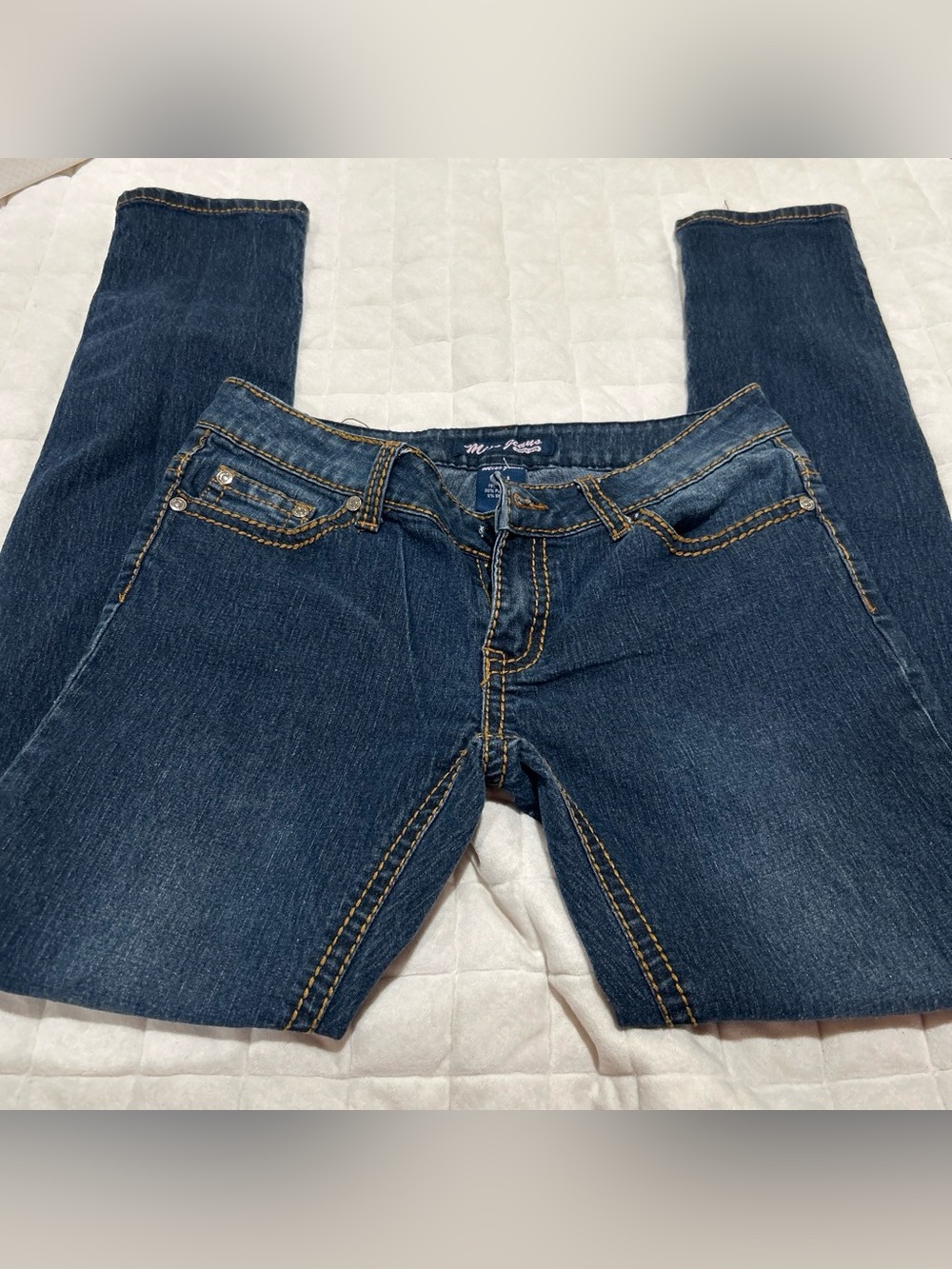 Miss me stitched straight jeans
